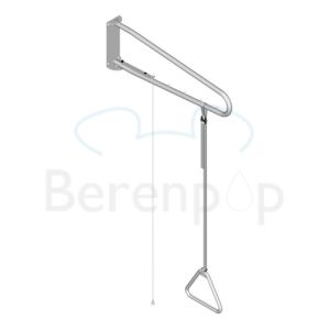 Handicare (Linido) LI2613000102 swing away parrot steel coated white