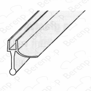 Villeroy en Boch Subway PGR60450470009 curved drainage profile, 200cm, 6mm
