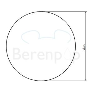 Clou InBe IB0651004 plug chrome
