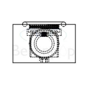 Clou Wash Me CL0653021 furniture siphon (for Wash Me furniture) chrome