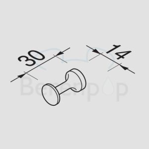 Geesa Luna 5500115 accessory set (toilet set) chrome