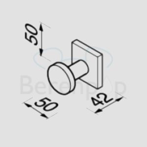 Geesa Nelio 680002115 accessory set (toilet set) chrome