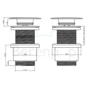 Clou InBe IB0651004 plug chrome