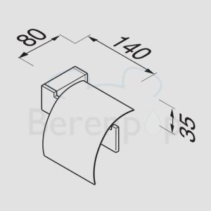 Geesa Modern Art 350002115 accessory set (toilet set) chrome