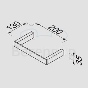 Geesa Modern Art 350402 towel ring chrome