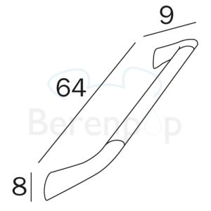 Inda Confort AH995BCR safety support 64cm chrome