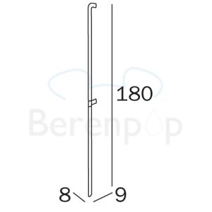 Inda Confort AH996BCR safety support vertical left chrome
