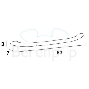 Inda Ego A1390CCR handle 63cm chrome