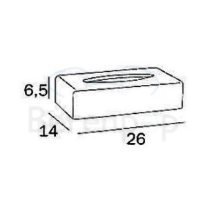 Inda Hotellerie AV0710CR tissue holder standing chrome