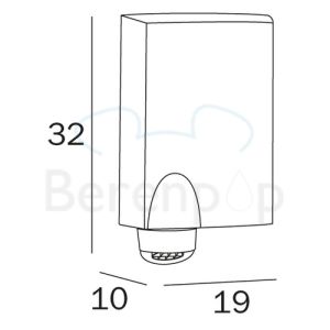 Inda Hotellerie AV474ASL hand dryer silver