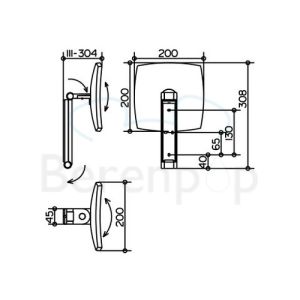 Keuco iLook_move 17613010000 cosmetic mirror 5x chrome