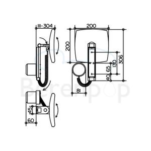 Keuco iLook_move 17613019000 cosmetic mirror 5x with lighting (without plug) chrome