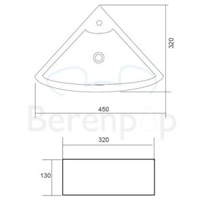 San4U 2503565 One Pack Floor fountain set white ceramic/ chrome