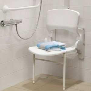 Handicare (Linido) LI2214201102 auxiliary leg set for shower seat steel coated white