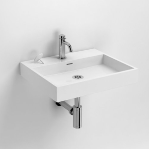 Clou Wash Me CL0226030 sink 50x42cm mineral marble white