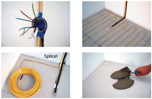 montage2 Magnum Cable vloerverwarming