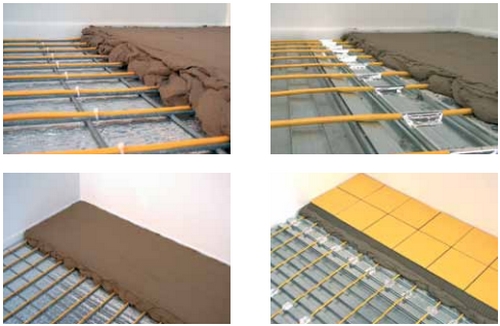 montage4 Magnum Cable vloerverwarming